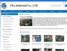 Tablet Screenshot of flexindustrialco.com
